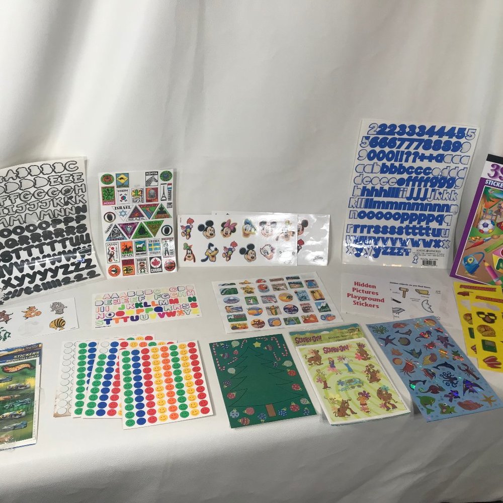 Lot of 16 Sticker Variety Packs